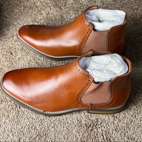 JOSEPH ABBOUD Leather Boots 9.5D - Picture 4 of 8